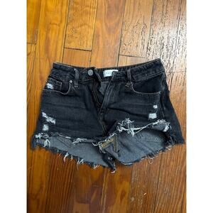 Pac Sun black shorts high rise festival size 23
